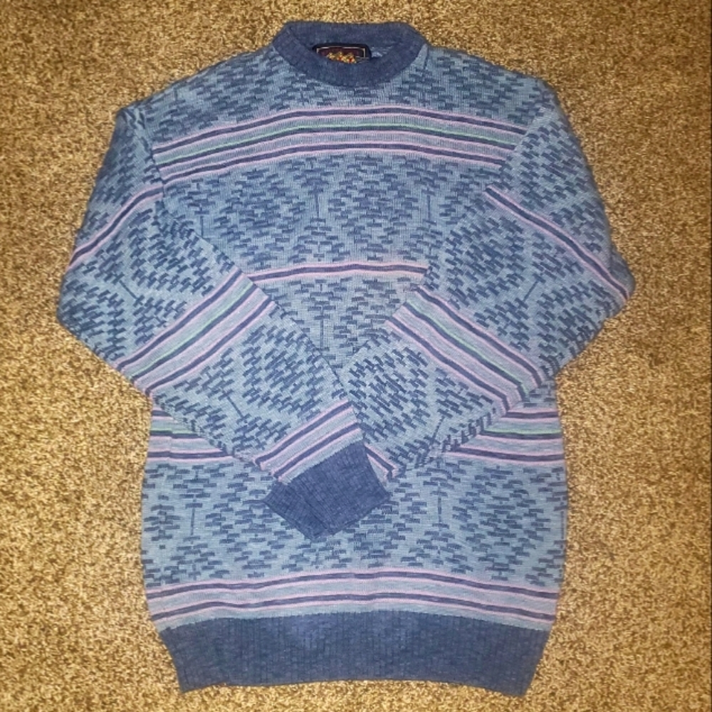 Ralph Lauren Chaps Vintage Men's Cable Knit Sweater Cotton Men's XL